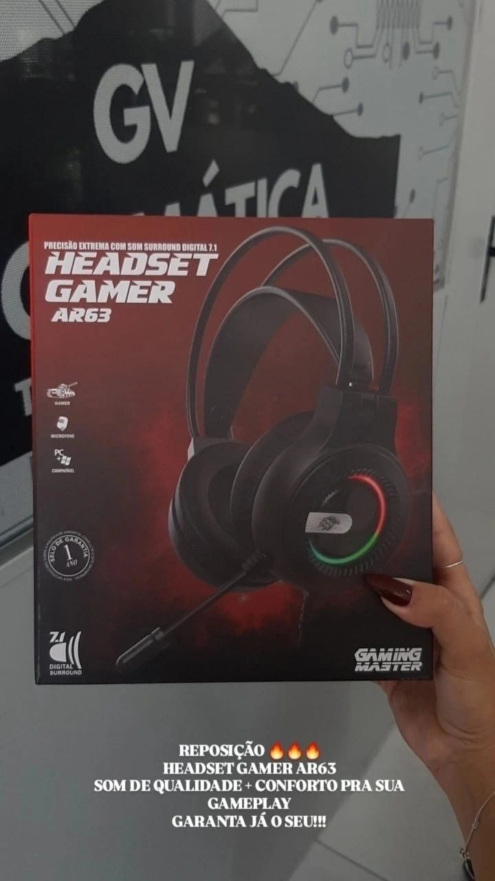 Headset gamer AR63