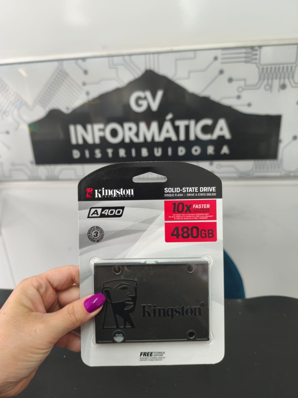 SSD Kingston A400 de 480 GB